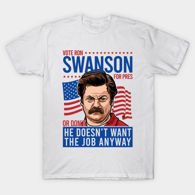 Vote For Ron T-Shirt by CoDDesigns